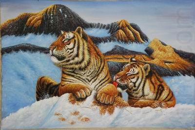 unknow artist Tigers 026 china oil painting image